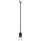 Meyda Lighting Alva 2" Black Pendant Light