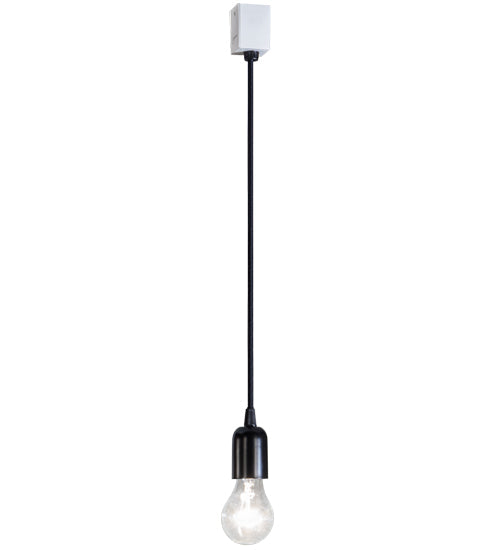 Meyda Lighting Alva 2" Black Pendant Light