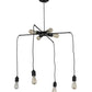 Meyda Lighting Alva 30" 8-Light Black Chandelier