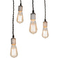 Meyda Lighting Alva 36" 8-Light Hand Painted Oak & Weather Wicker Grange Cascading Pendant Light