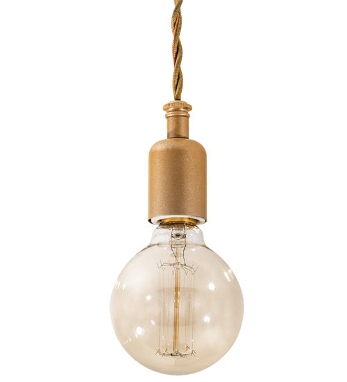 Meyda Lighting Alva 4" Champagne Metallic Pendant Light