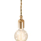 Meyda Lighting Alva 4" Champagne Metallic Pendant Light
