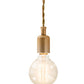 Meyda Lighting Alva 4" Champagne Metallic Pendant Light