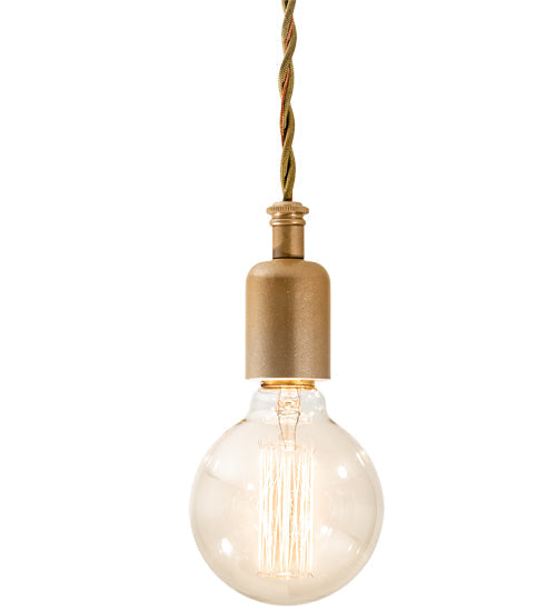 Meyda Lighting Alva 4" Champagne Metallic Pendant Light