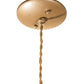 Meyda Lighting Alva 4" Champagne Metallic Pendant Light