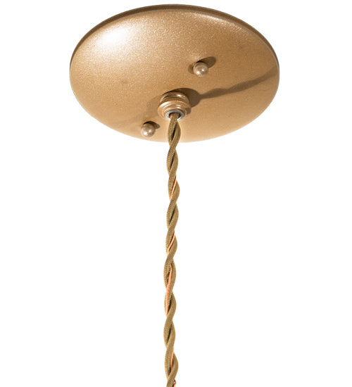 Meyda Lighting Alva 4" Champagne Metallic Pendant Light