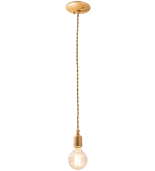 Meyda Lighting Alva 4" Champagne Metallic Pendant Light