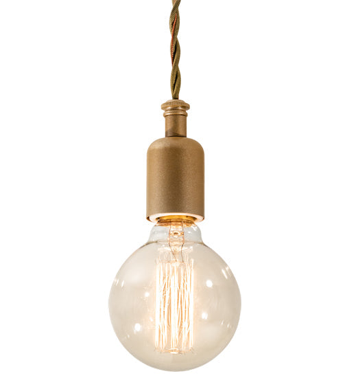 Meyda Lighting Alva 4" Champagne Metallic Pendant Light