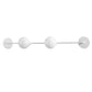 Meyda Lighting Alva 41" 2-Light Gloss White Vanity Light