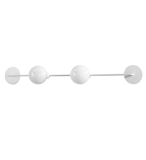Meyda Lighting Alva 41" 2-Light Gloss White Vanity Light