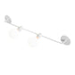 Meyda Lighting Alva 41" 2-Light Gloss White Vanity Light