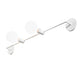 Meyda Lighting Alva 41" 2-Light Gloss White Vanity Light