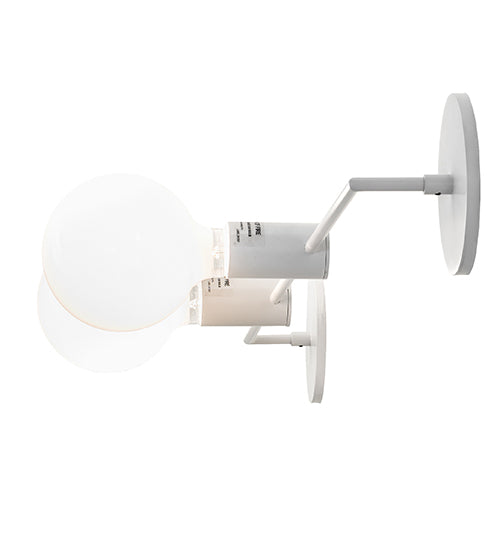 Meyda Lighting Alva 41" 2-Light Gloss White Vanity Light