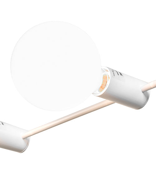 Meyda Lighting Alva 41" 2-Light Gloss White Vanity Light