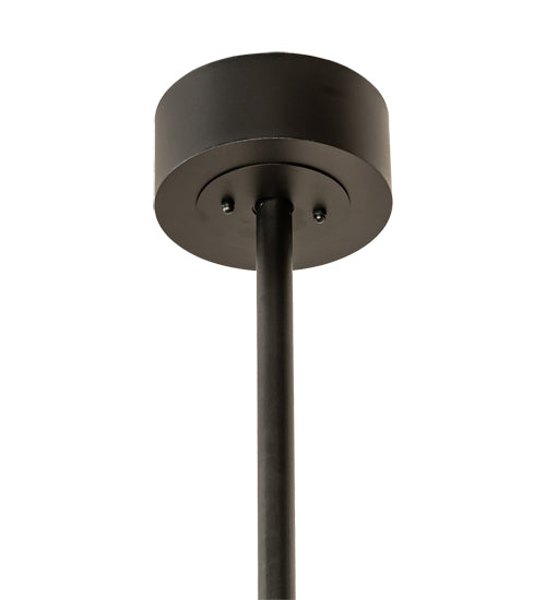 Meyda Lighting Alva 44" 6-Light Textured Black Beam Pendant Light