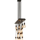 Meyda Lighting Alva 48" 22-Light Dark Walnut & Oil Rubbed Bronze Pendant Light
