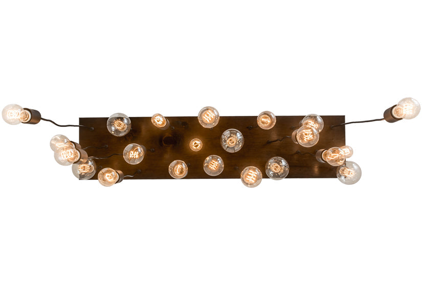 Meyda Lighting Alva 48" 22-Light Dark Walnut & Oil Rubbed Bronze Pendant Light