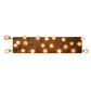 Meyda Lighting Alva 48" 22-Light Oxidized Steel & Dark Walnut Pendant Light