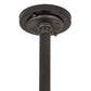 Meyda Lighting Alva 48" 5-Light Industrial Black Island Pendant Light