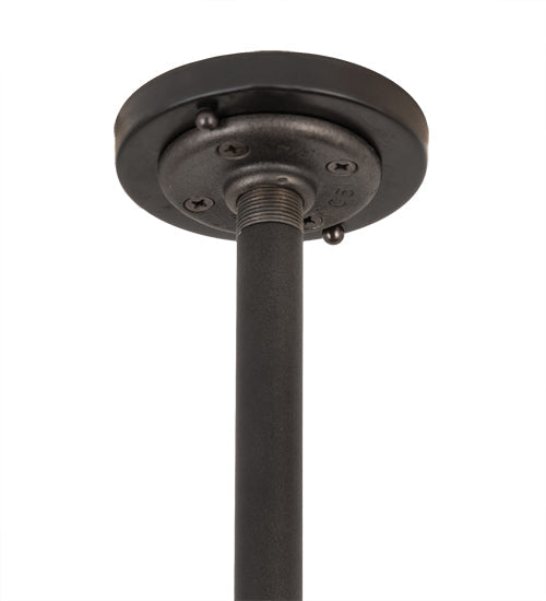 Meyda Lighting Alva 48" 5-Light Industrial Black Island Pendant Light