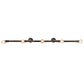 Meyda Lighting Alva 48" 5-Light Industrial Black Island Pendant Light