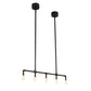 Meyda Lighting Alva 48" 5-Light Oxidized Steel Conduttura Pendant Light