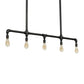 Meyda Lighting Alva 48" 5-Light Oxidized Steel Conduttura Pendant Light