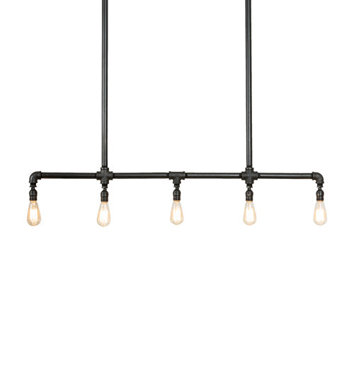Meyda Lighting Alva 48" 5-Light Oxidized Steel Conduttura Pendant Light