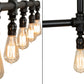 Meyda Lighting Alva 48" 5-Light Oxidized Steel Conduttura Pendant Light