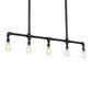 Meyda Lighting Alva 48" 5-Light Oxidized Steel Conduttura Pendant Light