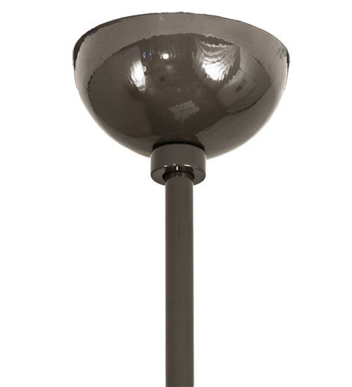 Meyda Lighting Alva 48" 7-Light Black Fox Glossy Asta Chandelier