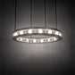 Meyda Lighting Alva 49" 16-Light Nickel Cilindro Pendant Light