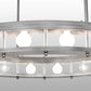 Meyda Lighting Alva 49" 16-Light Nickel Cilindro Pendant Light
