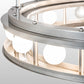 Meyda Lighting Alva 49" 16-Light Nickel Cilindro Pendant Light