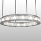 Meyda Lighting Alva 49" 16-Light Nickel Cilindro Pendant Light