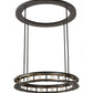 Meyda Lighting Alva 49" 16-Light Solar Black & Buttered Brass Cilindro Pendant Light