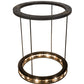 Meyda Lighting Alva 49" 16-Light Solar Black & Buttered Brass Cilindro Pendant Light