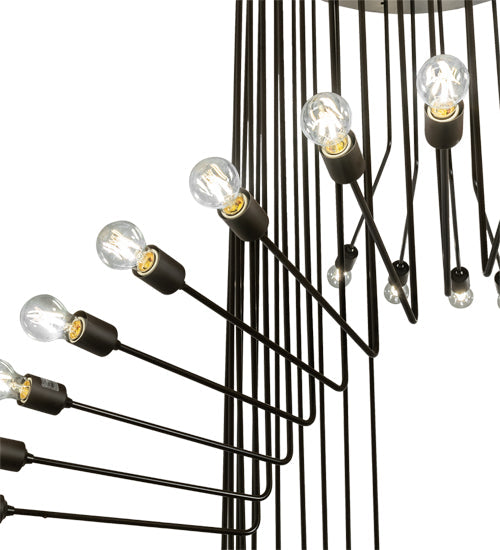 Meyda Lighting Alva 65" 40-Light Oil Rubbed Bronze Cascading Chandelier