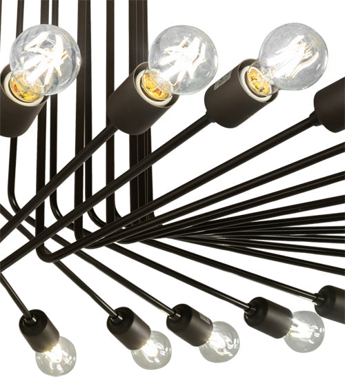 Meyda Lighting Alva 65" 40-Light Oil Rubbed Bronze Cascading Chandelier