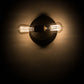 Meyda Lighting Alva 7" 2-Light Oil Rubbed Bronze Wall Sconce