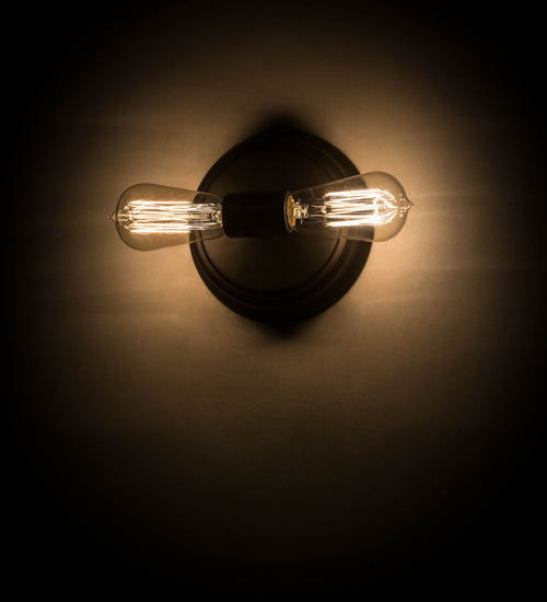 Meyda Lighting Alva 7" 2-Light Oil Rubbed Bronze Wall Sconce