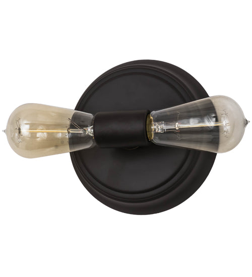 Meyda Lighting Alva 7" 2-Light Oil Rubbed Bronze Wall Sconce