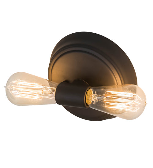 Meyda Lighting Alva 7" 2-Light Oil Rubbed Bronze Wall Sconce