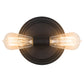 Meyda Lighting Alva 7" 2-Light Oil Rubbed Bronze Wall Sconce