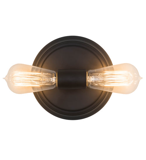Meyda Lighting Alva 7" 2-Light Oil Rubbed Bronze Wall Sconce