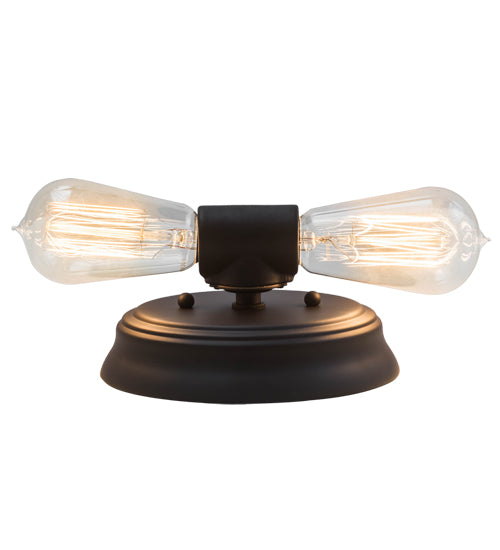 Meyda Lighting Alva 7" 2-Light Oil Rubbed Bronze Wall Sconce