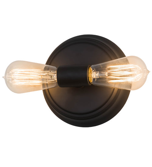 Meyda Lighting Alva 7" 2-Light Oil Rubbed Bronze Wall Sconce