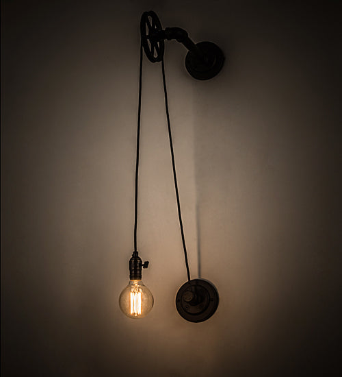 Meyda Lighting Alva 7" Oil Rubbed Bronze Bartlett Wall Sconce