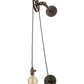 Meyda Lighting Alva 7" Oil Rubbed Bronze Bartlett Wall Sconce