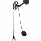 Meyda Lighting Alva 7" Oil Rubbed Bronze Bartlett Wall Sconce